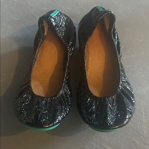 Tieks Shiny Black Women's Flats
